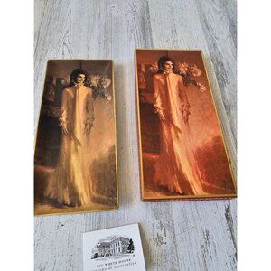 White House historical Jacqueline Kennedy NEW gift tray platter box unique presi